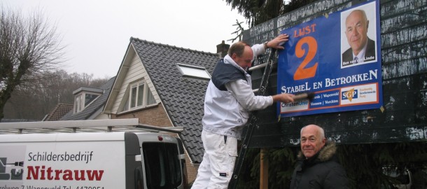 jaap posters plakken